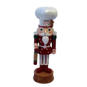 New Red / Green Nutcracker Baker Toy Solider Christmas Room Decor Figure